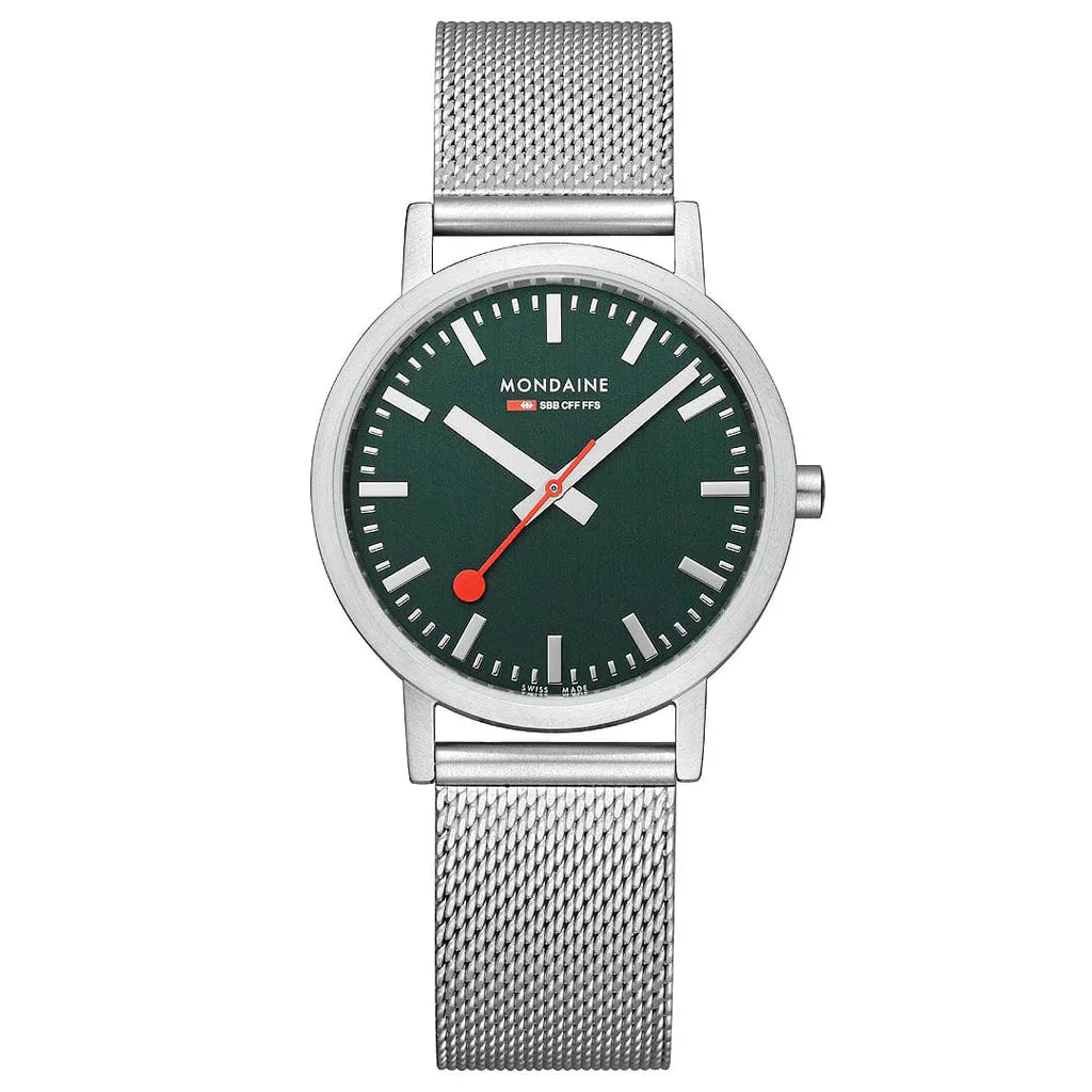 Mondaine Classic Unisex Silver Watch