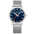 Mondaine Classic Unisex Silver Watch