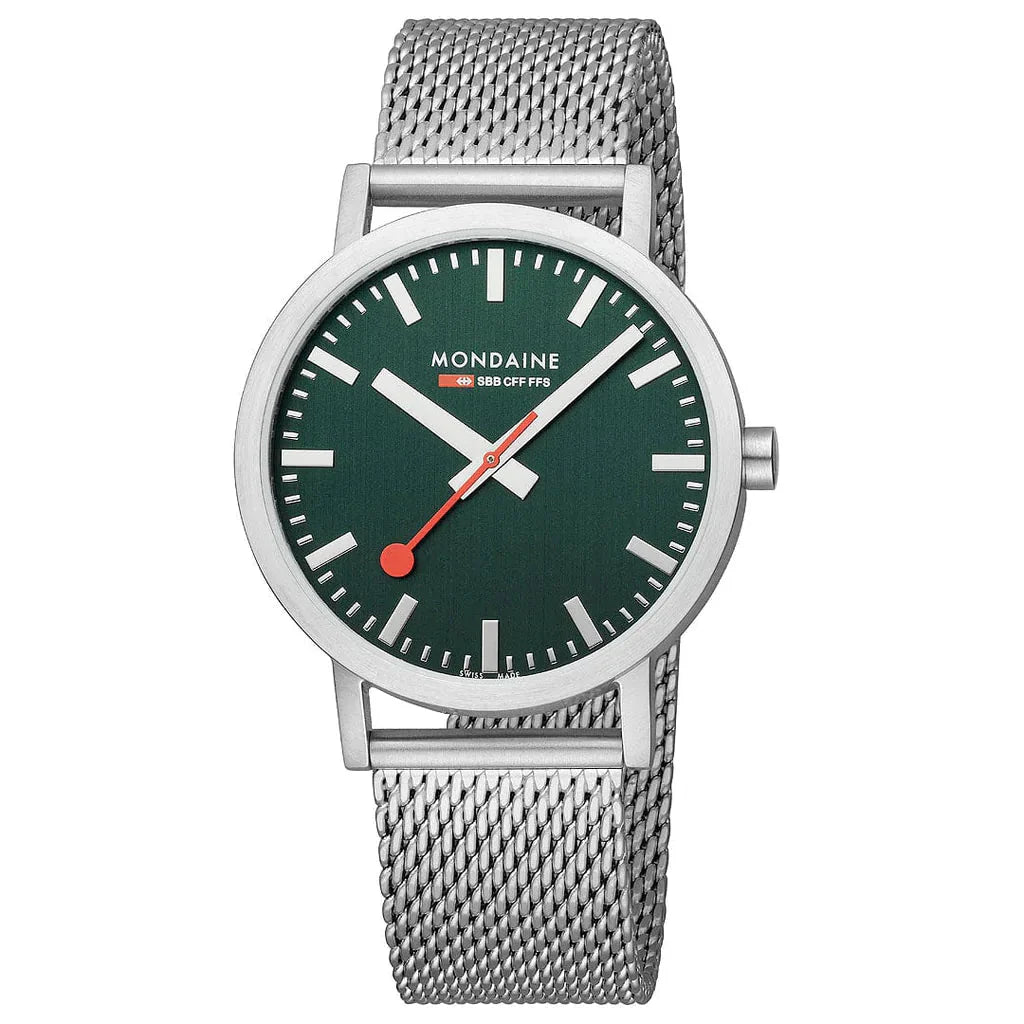 Mondaine Classic Unisex Silver Watch