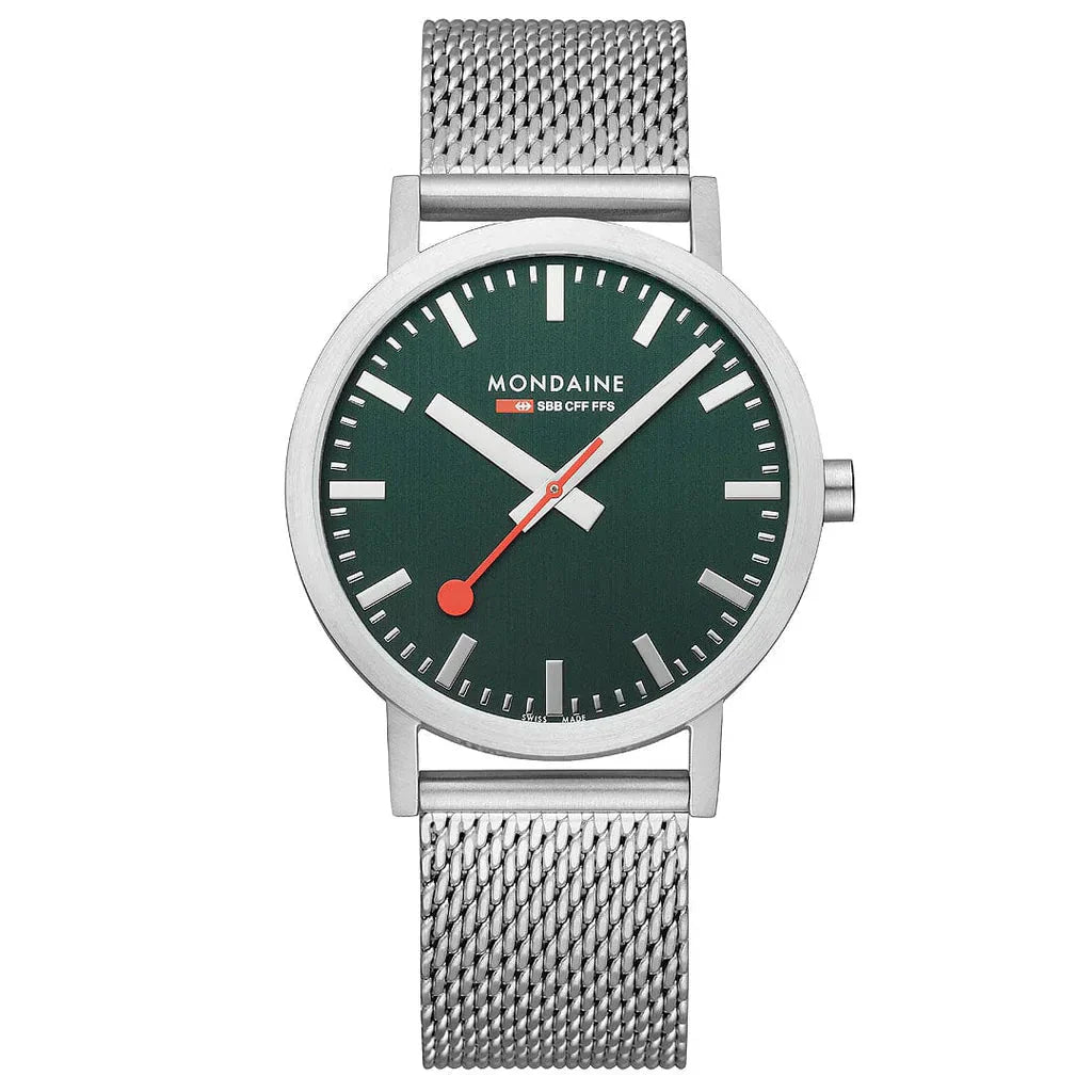 Mondaine Classic Unisex Silver Watch