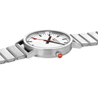 Mondaine Classic Unisex White Watch