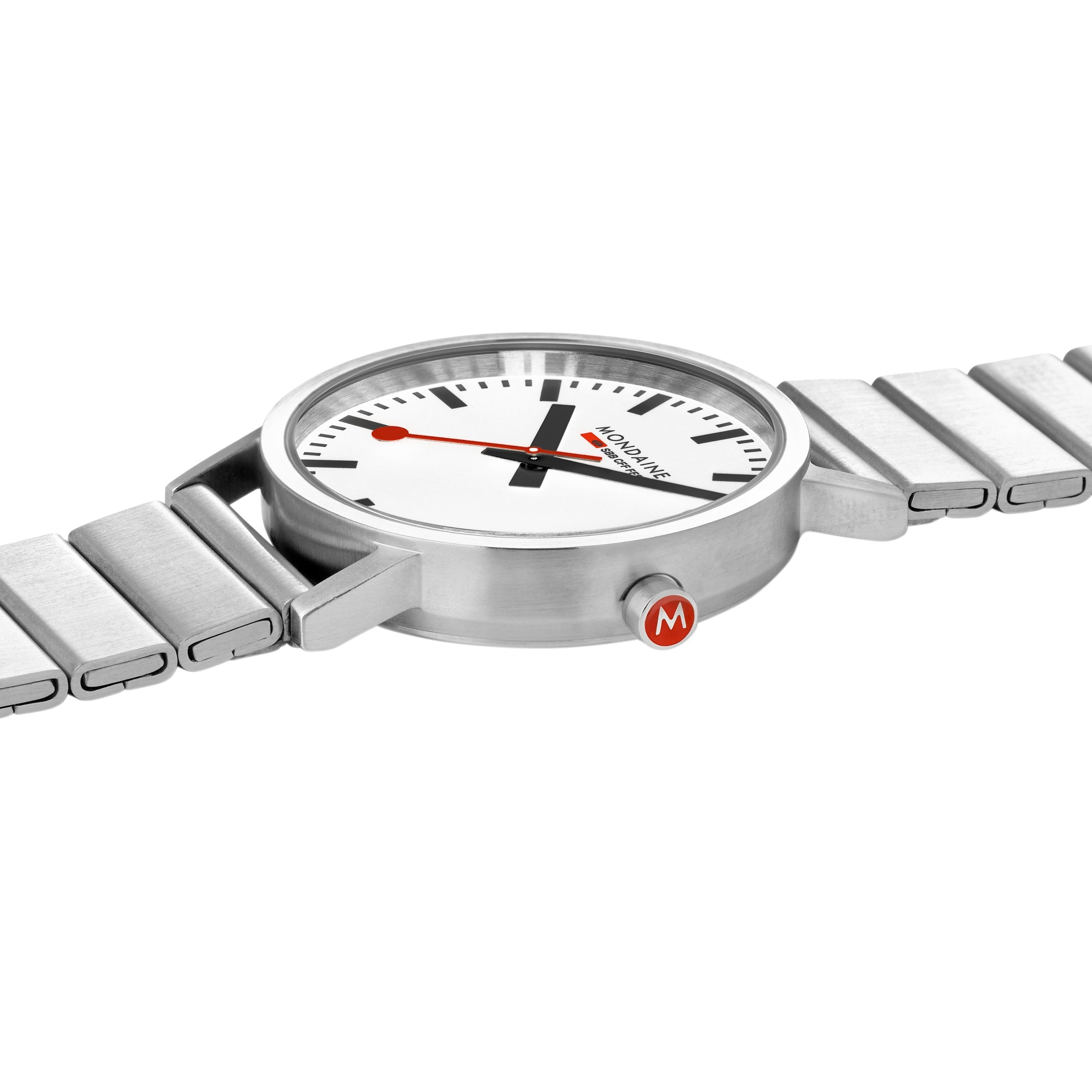 Mondaine Classic Unisex White Watch