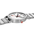 Mondaine Classic Unisex White Watch