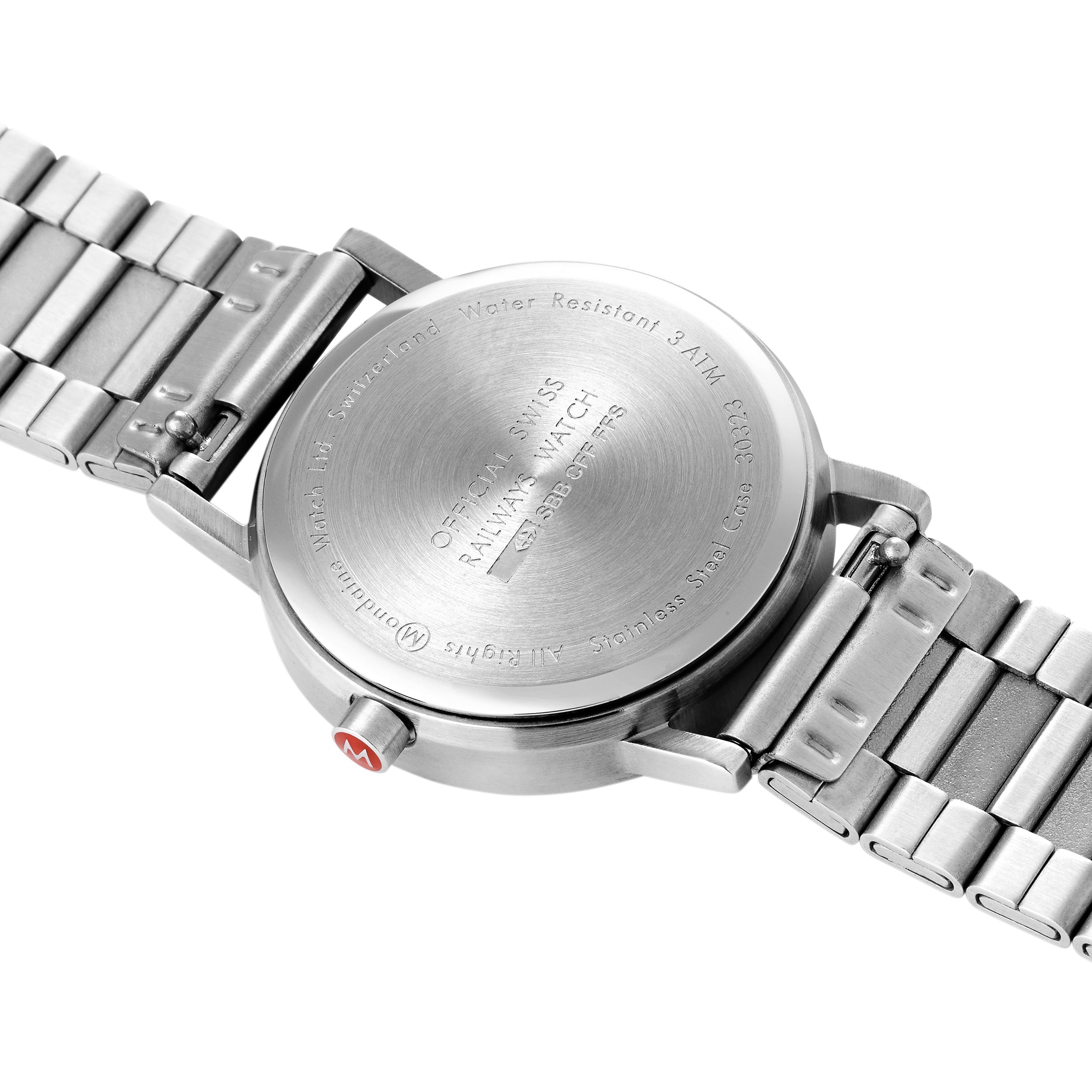 Mondaine Classic Unisex White Watch