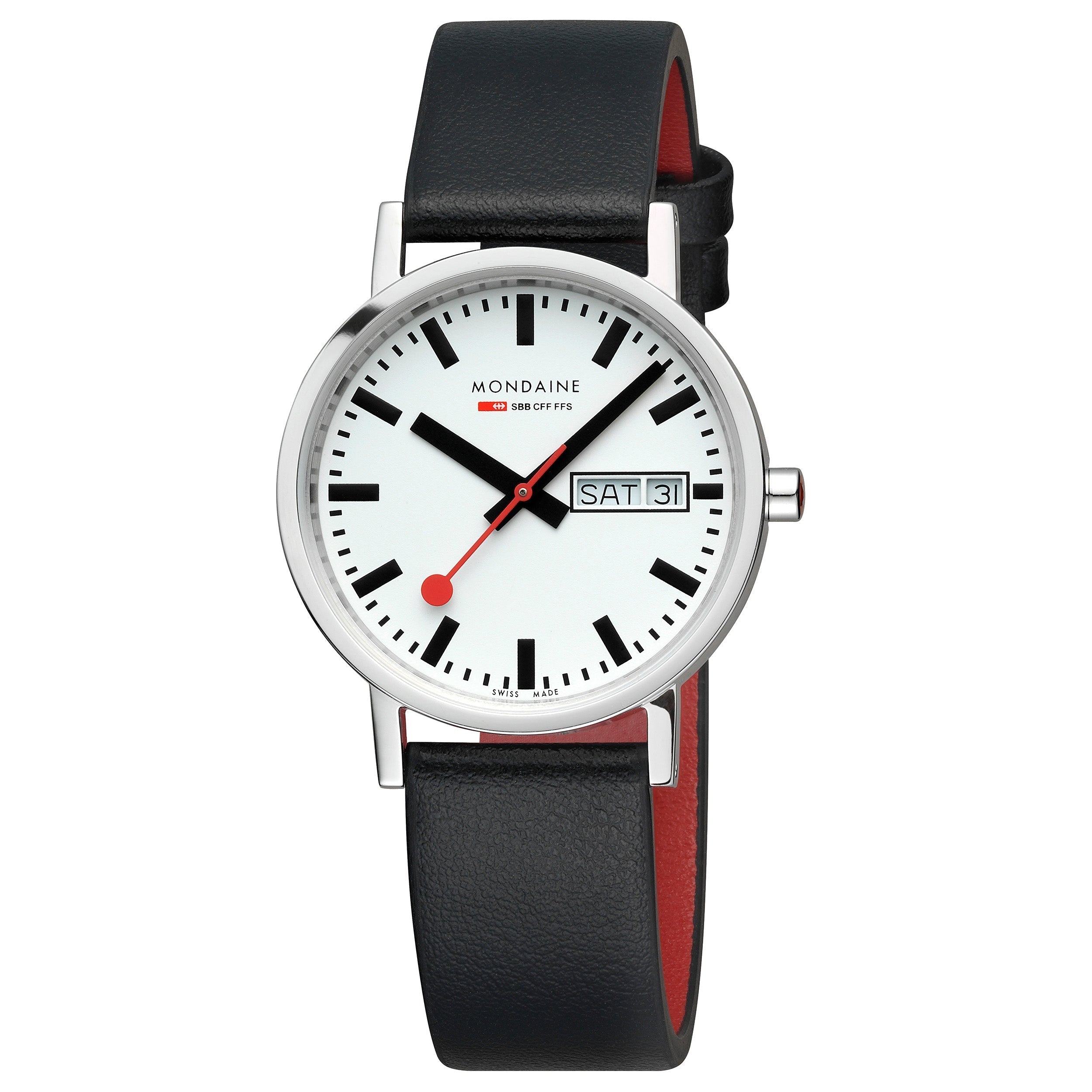 Mondaine Classic Unisex White Watch