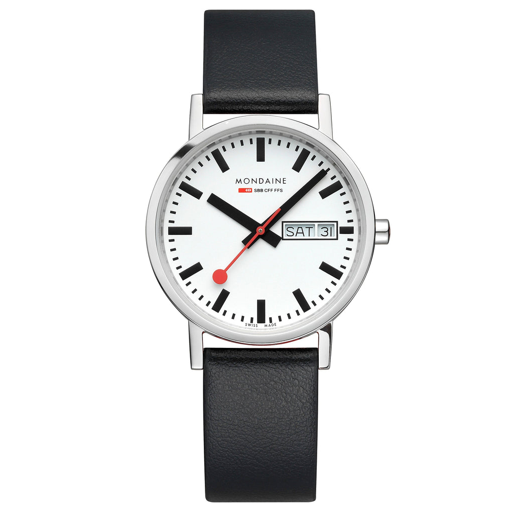 Mondaine Classic Unisex White Watch