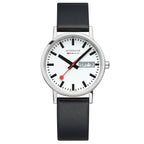Mondaine Classic Unisex White Watch