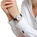Mondaine Classic Unisex White Watch