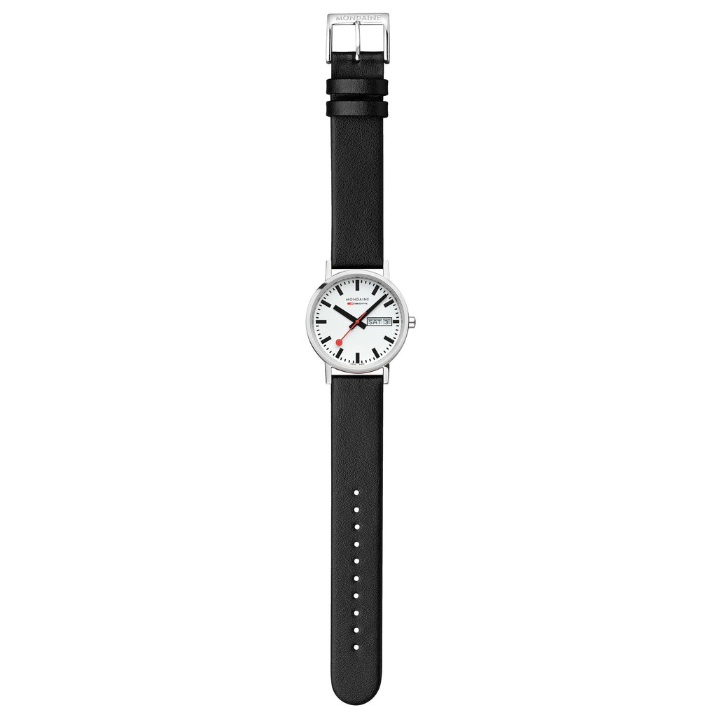 Mondaine Classic Unisex White Watch