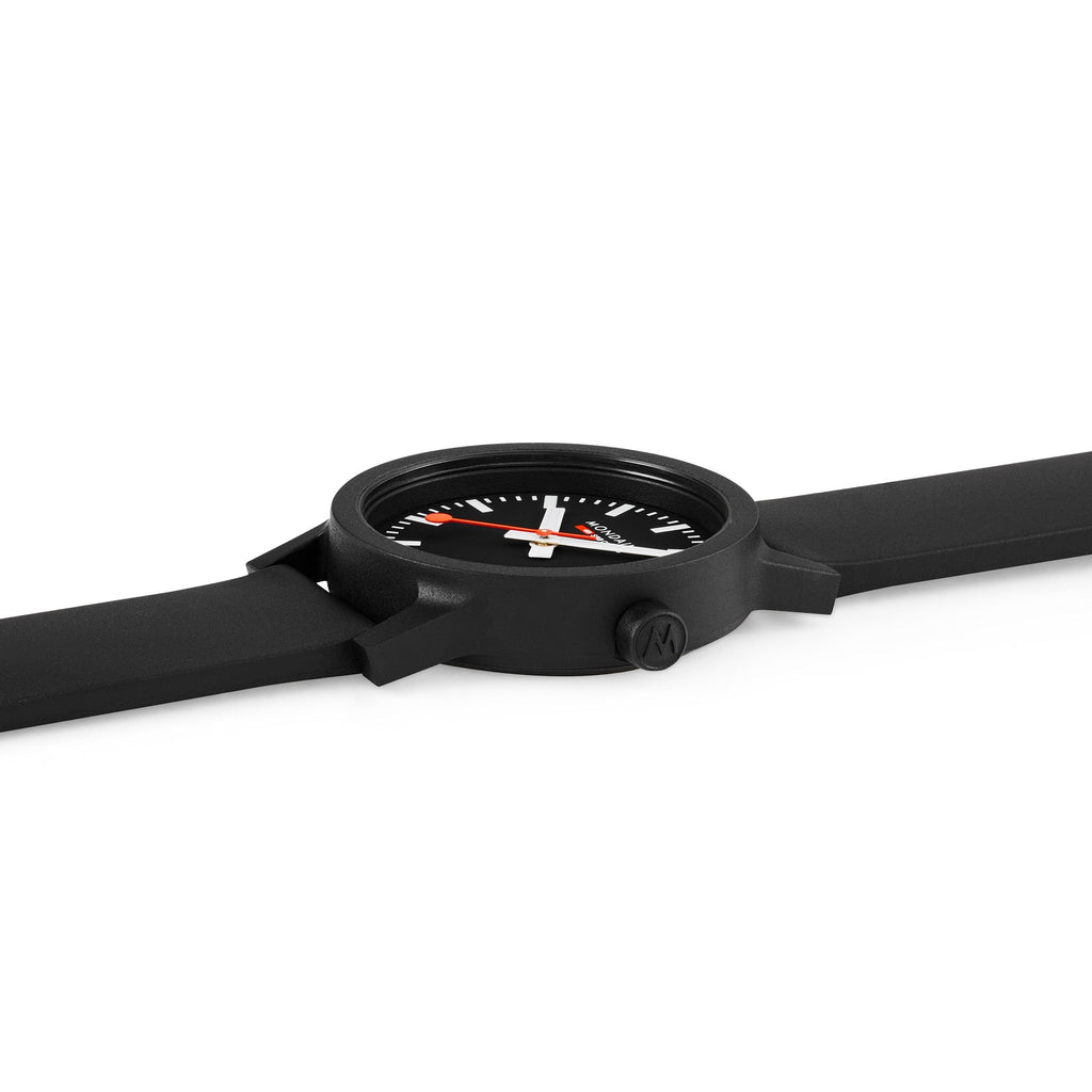 Mondaine Essence Unisex Black Watch