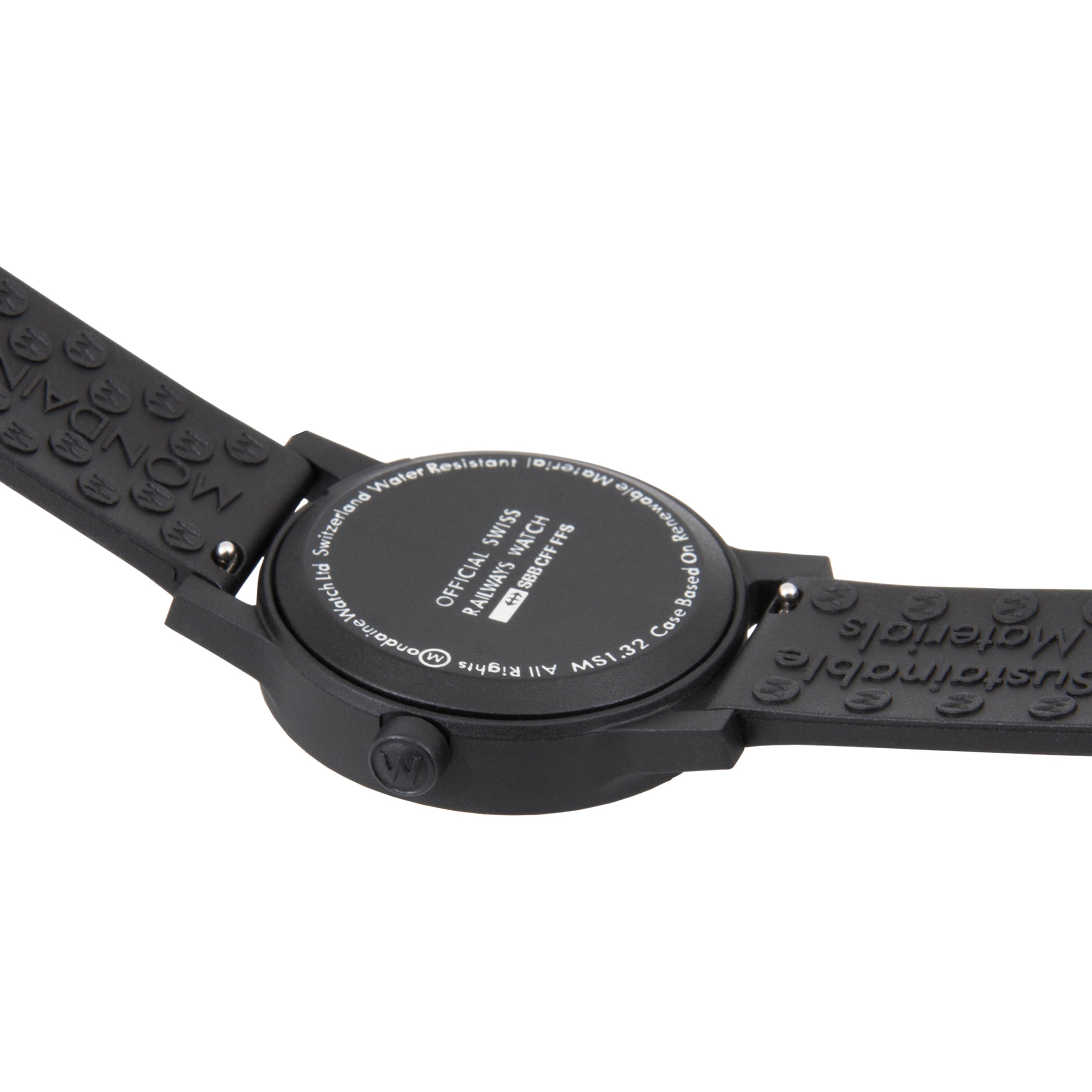 Mondaine Essence Unisex Black Watch