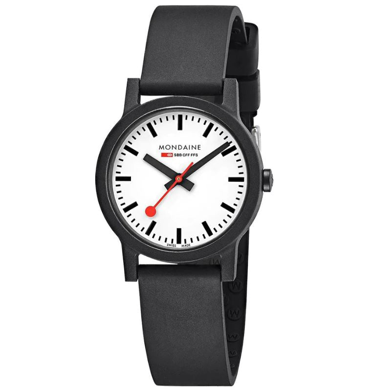 Mondaine Essence Unisex White Watch