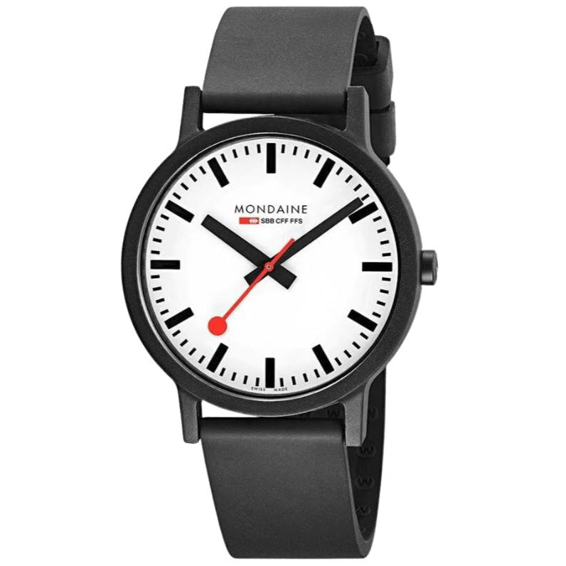 Mondaine Essence Unisex White Watch