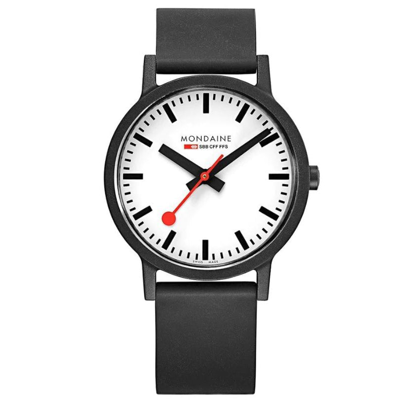 Mondaine Essence Unisex White Watch