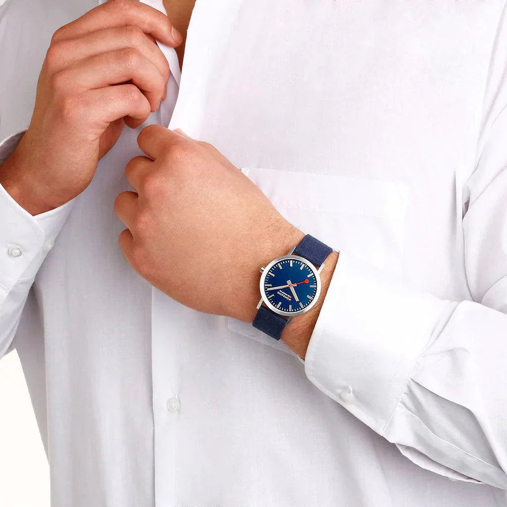 Mondaine Evo2 Unisex Blue Watch
