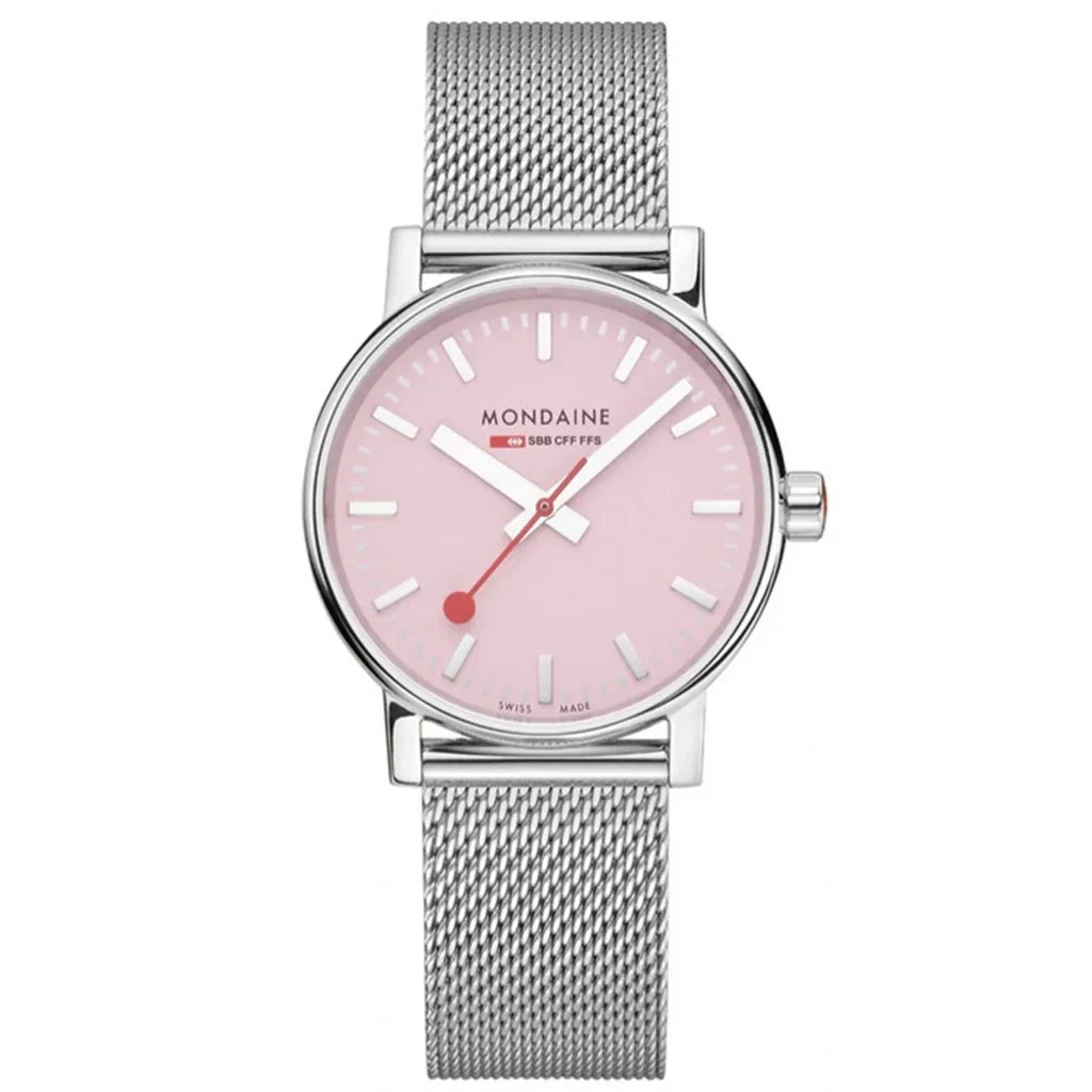 Mondaine Evo2 Ladies Pink Watch
