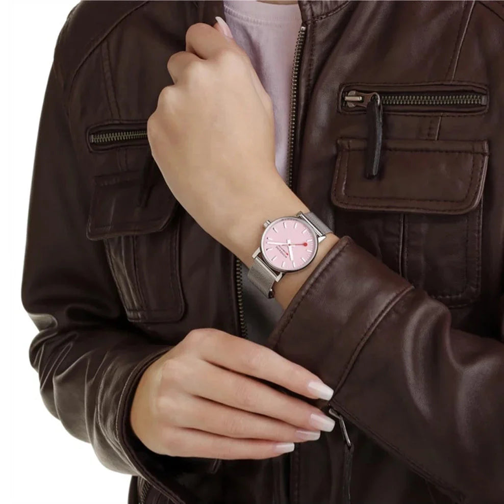 Mondaine Evo2 Ladies Pink Watch