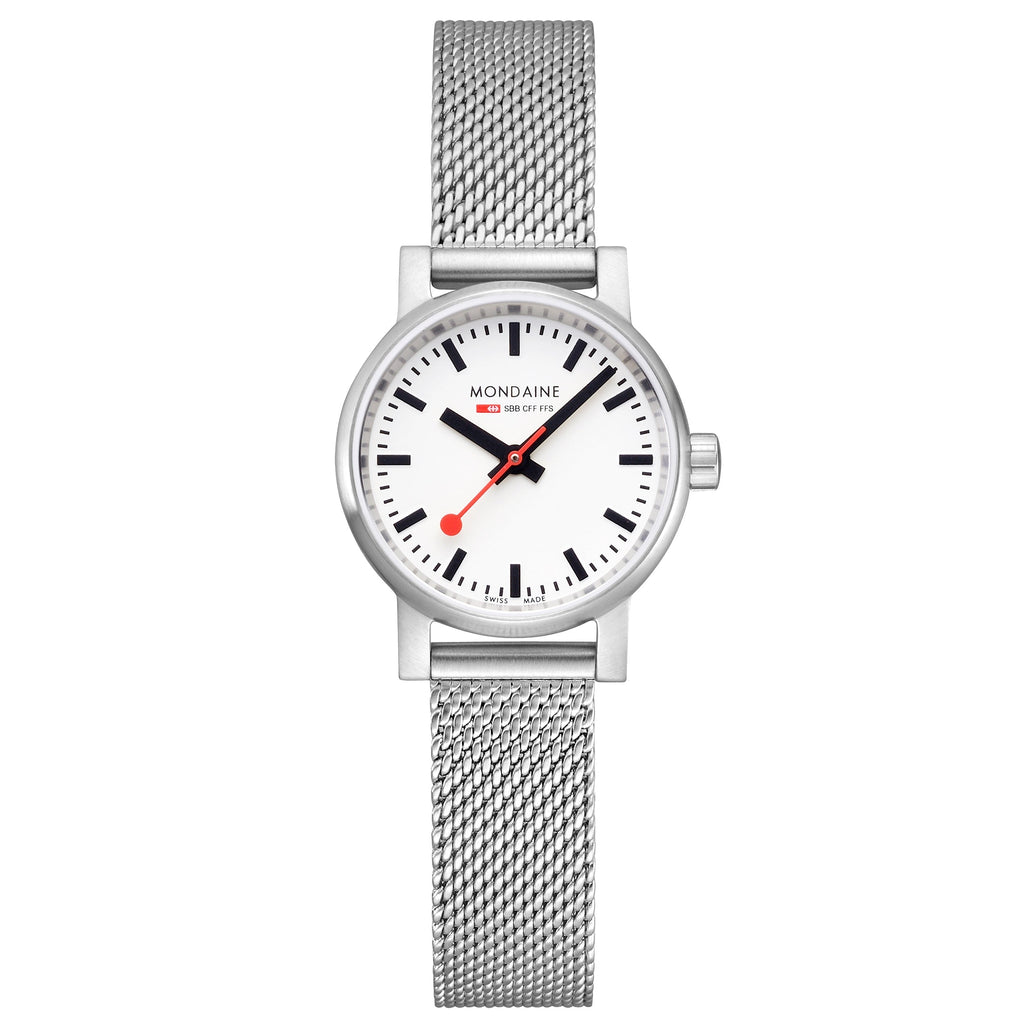Mondaine Evo2 26mm White Ladies Watch