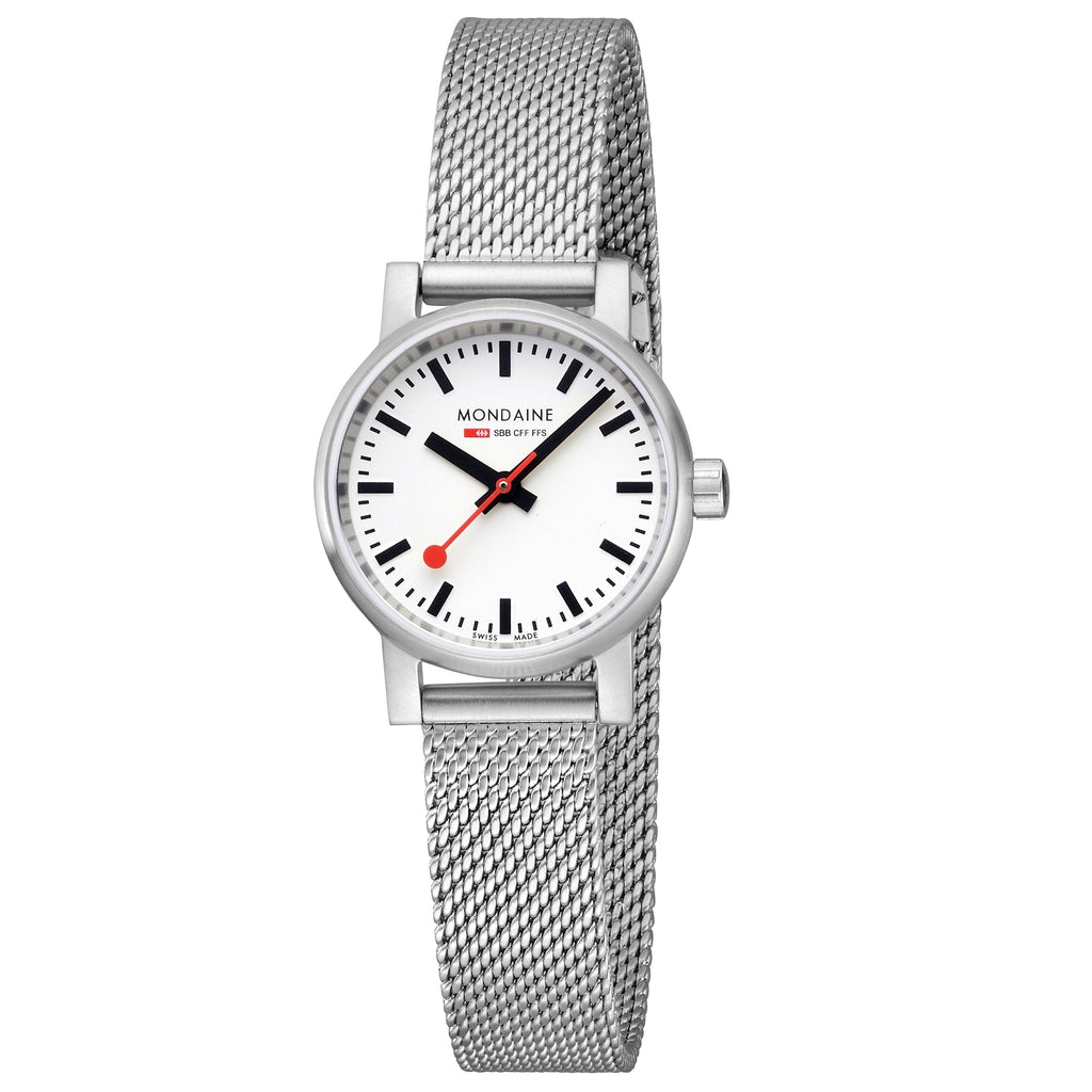 Mondaine Evo2 26mm White Ladies Watch