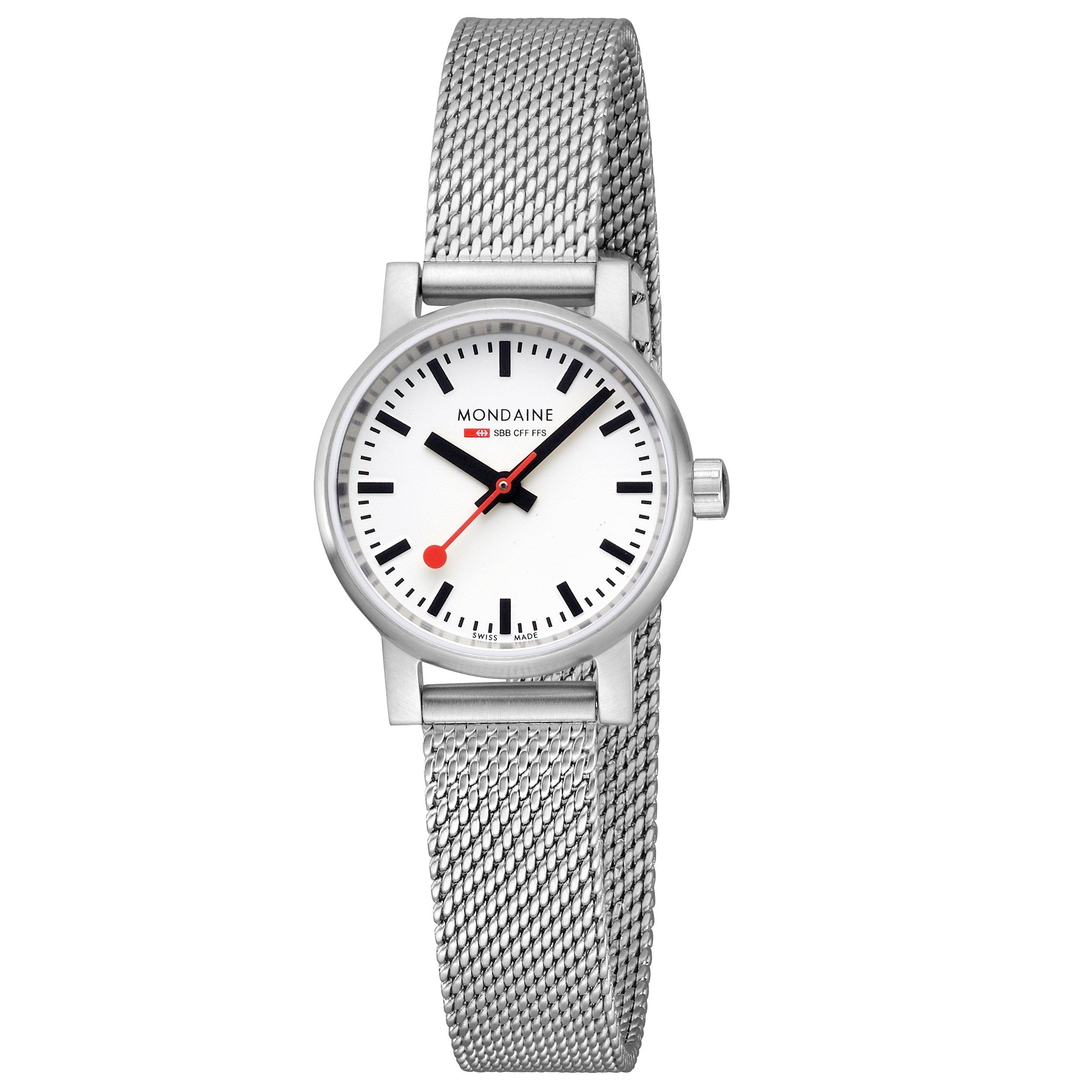 Mondaine Evo2 26mm White Ladies Watch