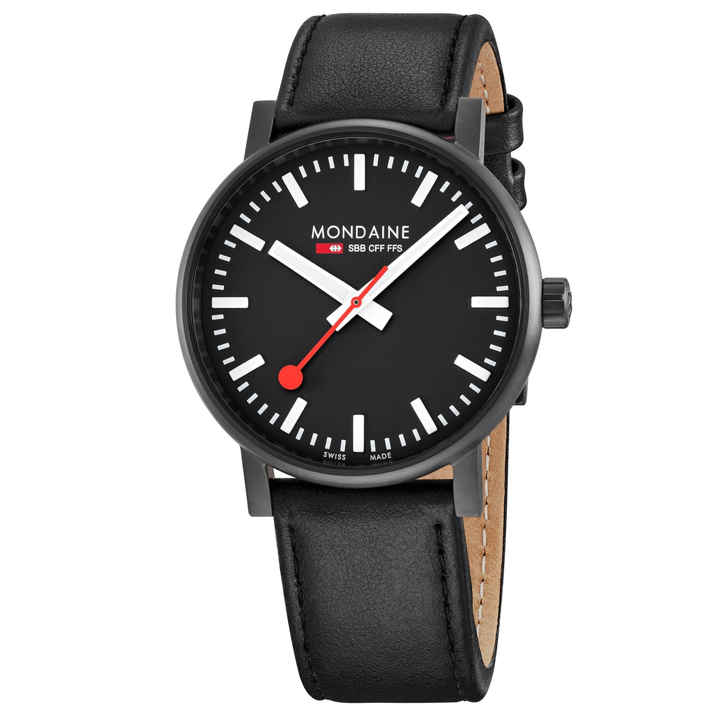 Mondaine Evo2 Unisex Black Watch