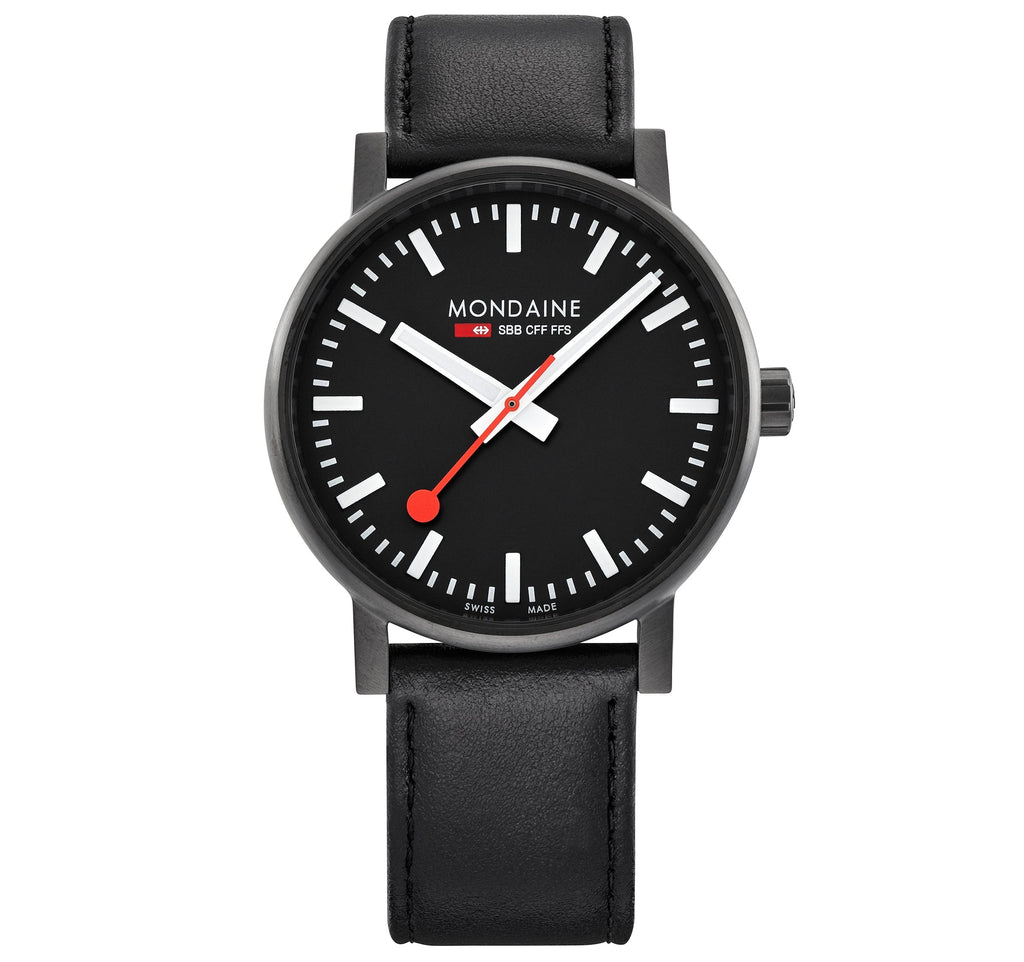 Mondaine Evo2 Unisex Black Watch