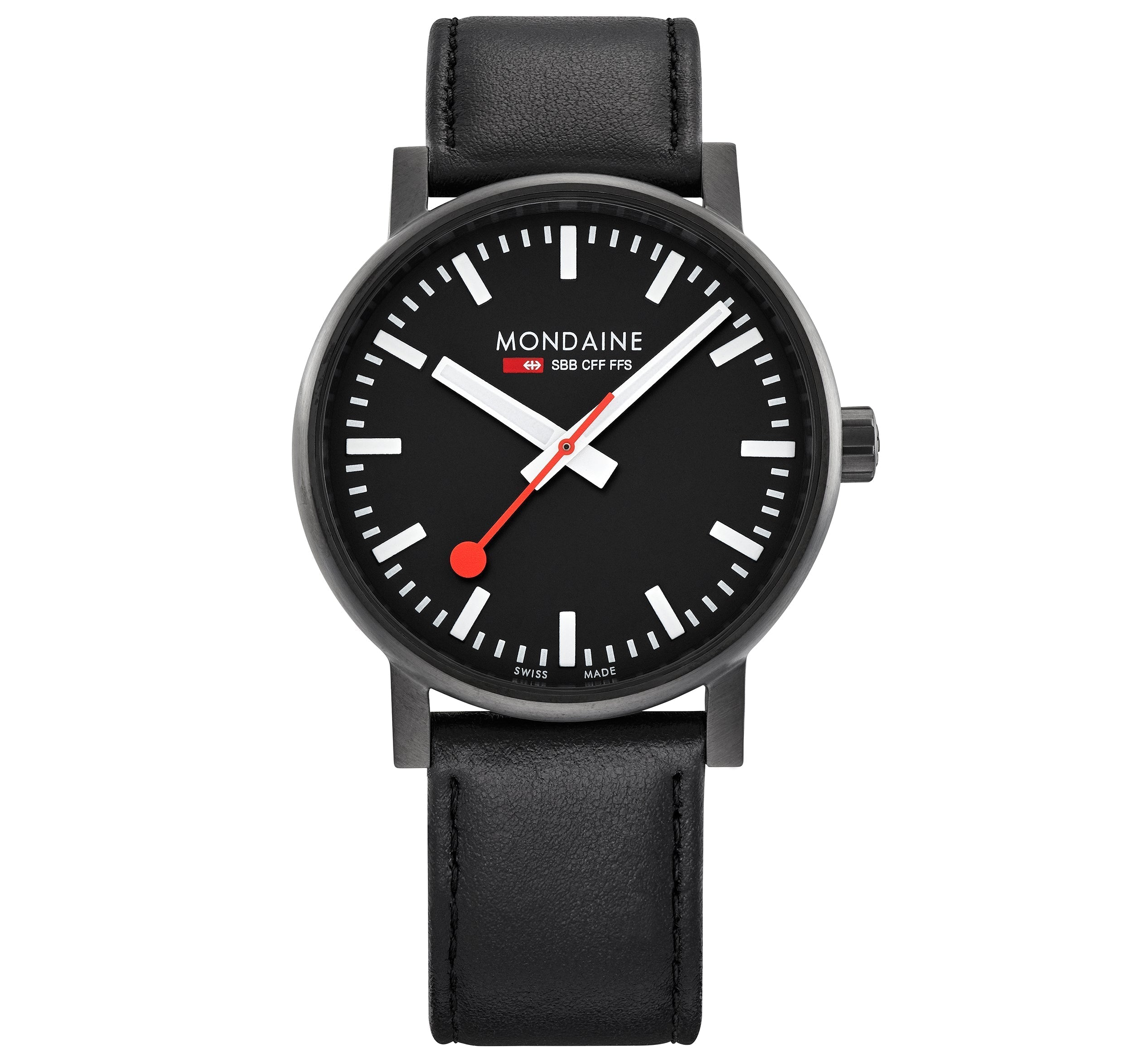Mondaine Evo2 Unisex Black Watch