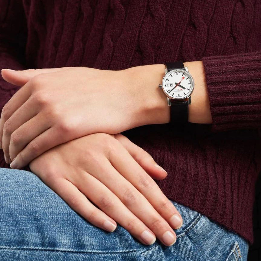 Mondaine Evo2 Unisex White Watch