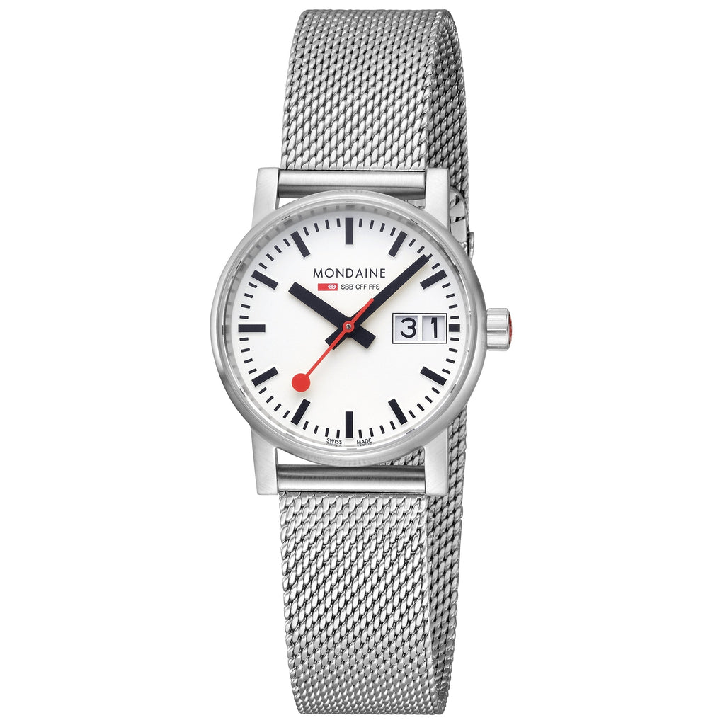 Mondaine Evo2 Unisex White Watch