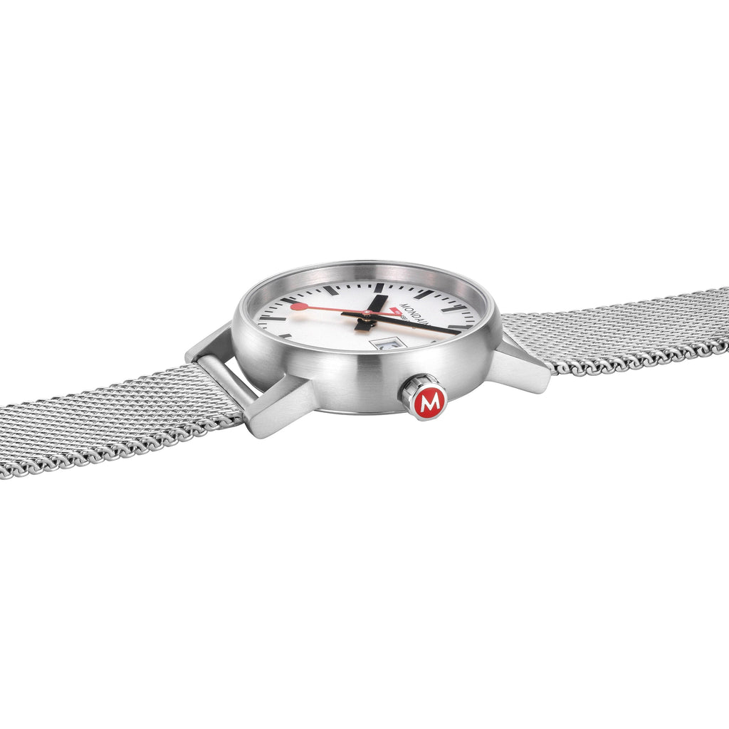 Mondaine Evo2 Unisex White Watch