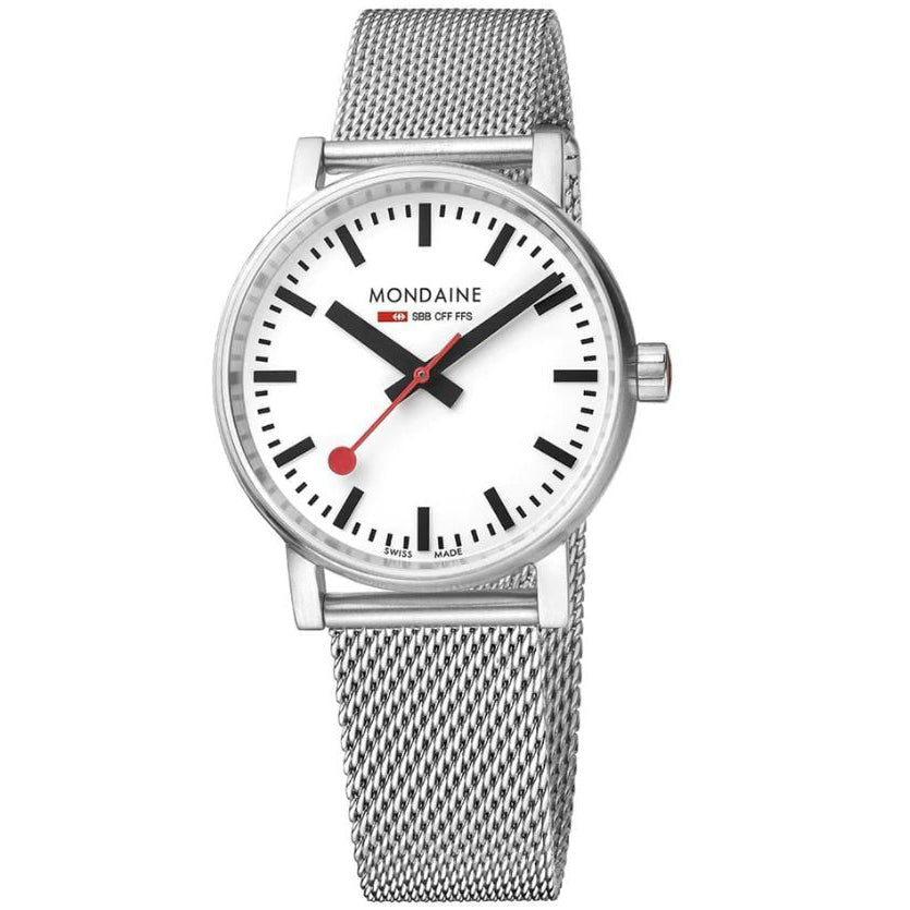 Mondaine Evo2 Unisex White Watch