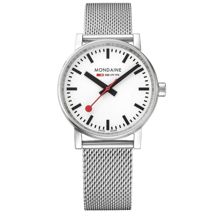 Mondaine Evo2 Unisex White Watch