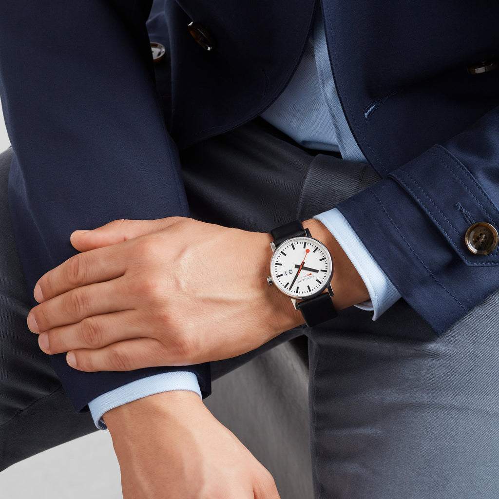 Mondaine Evo2 30mm White Unisex Watch