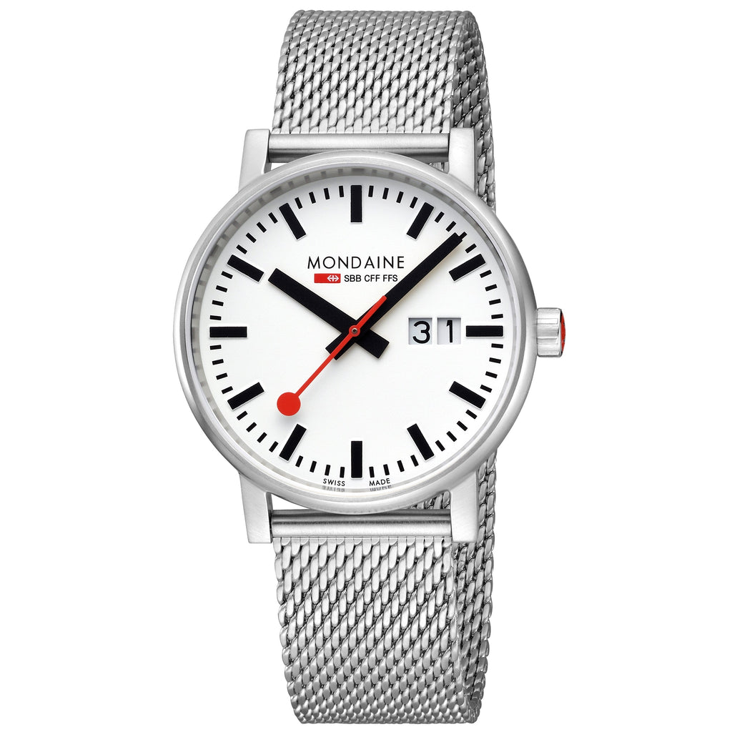 Mondaine Evo2 Unisex White Watch
