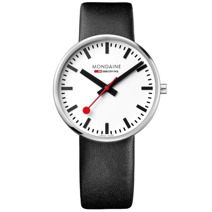 Mondaine Giant Unisex White Watch
