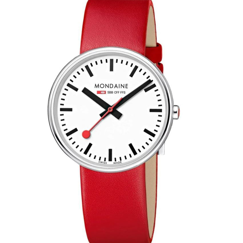 Mondaine Mini Giant Unisex White Watch