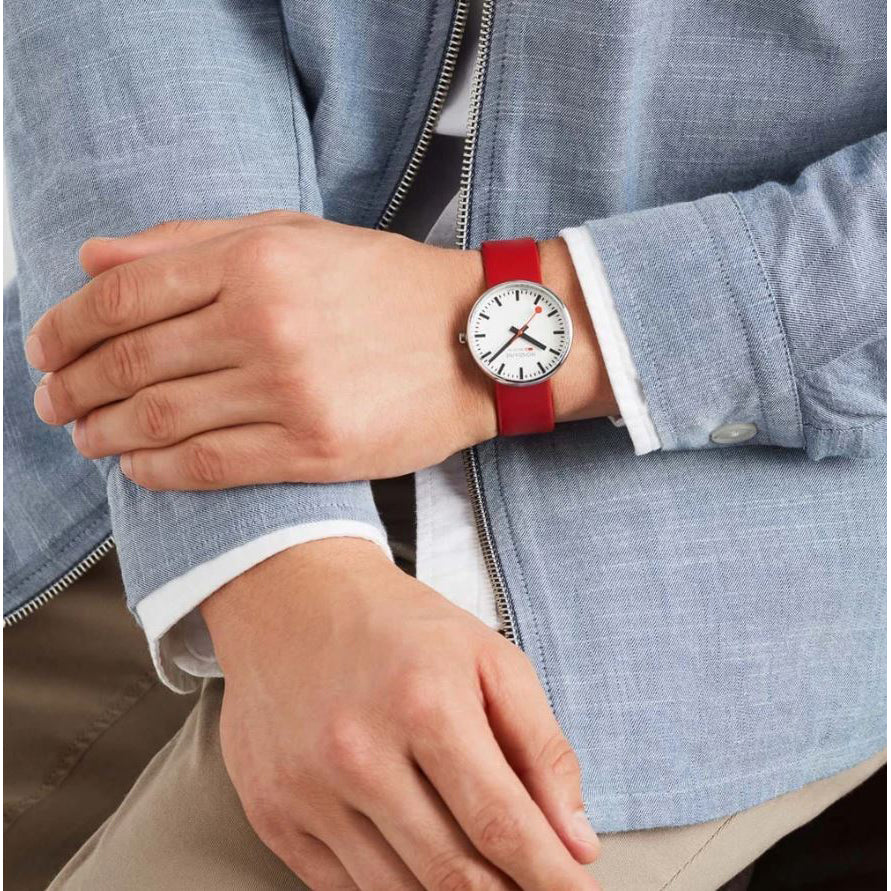 Mondaine Mini Giant Unisex White Watch