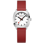 Mondaine Petite Cushion Square Ladies Black Watch
