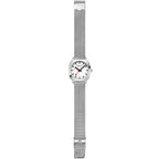 Mondaine Petite Cushion Square Ladies Silver Watch
