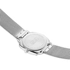 Mondaine Petite Cushion Square Ladies Silver Watch