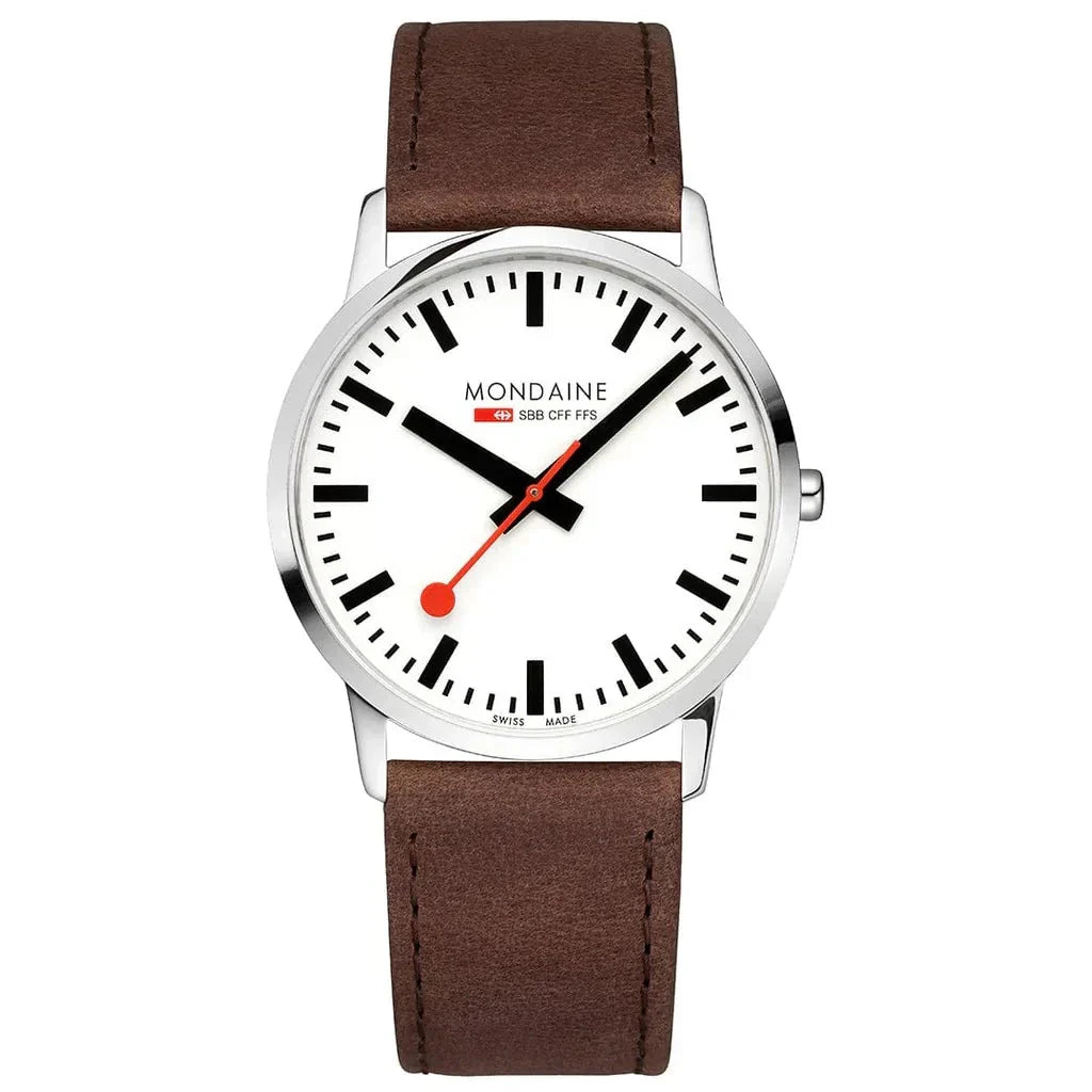 Mondaine Simply Elegant Men's Brown Watch
