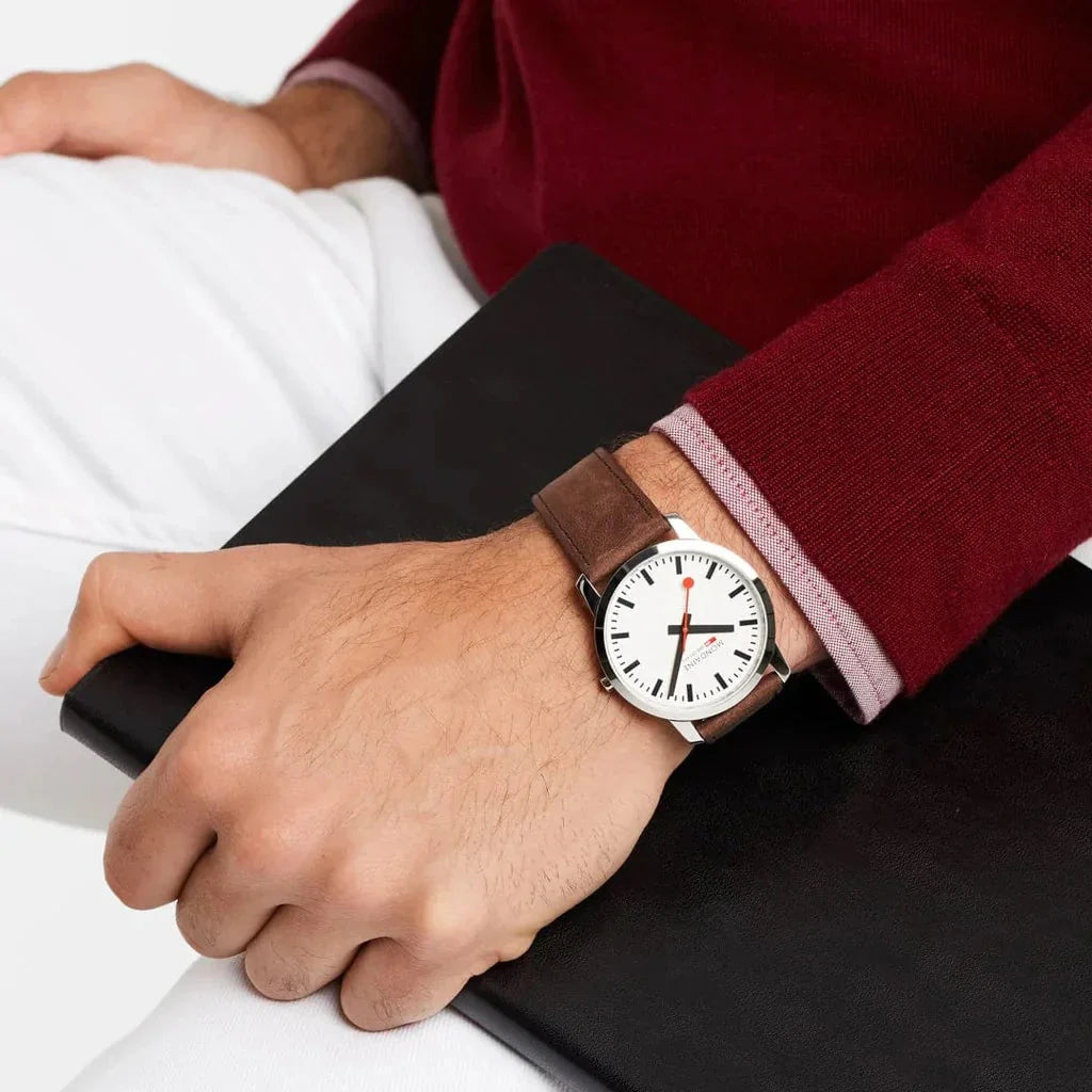 Mondaine Simply Elegant Men's Brown Watch