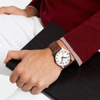 Mondaine Simply Elegant Men's Brown Watch