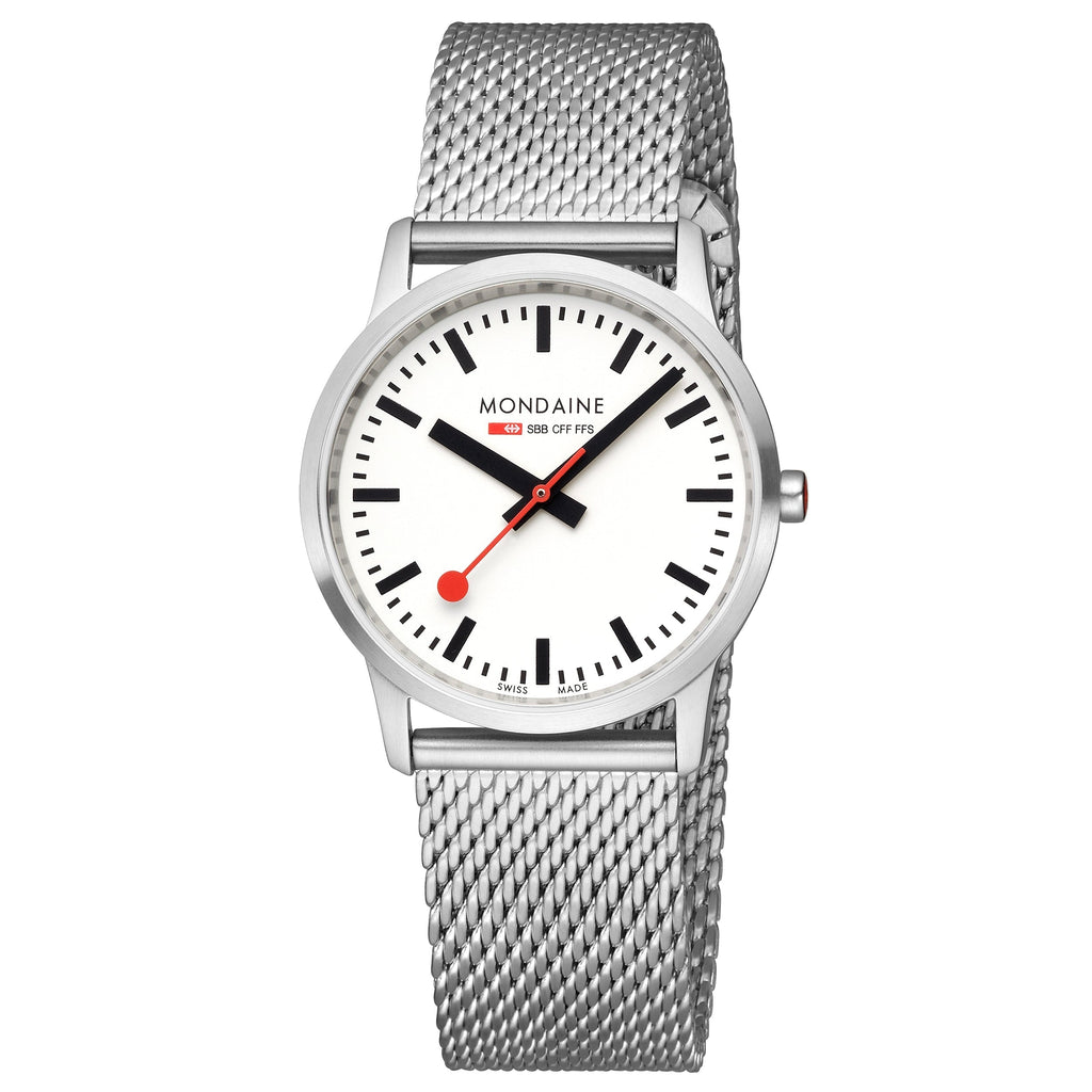 Mondaine Simply Elegant Unisex White Watch