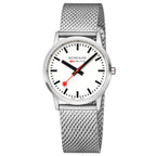 Mondaine Simply Elegant Unisex White Watch