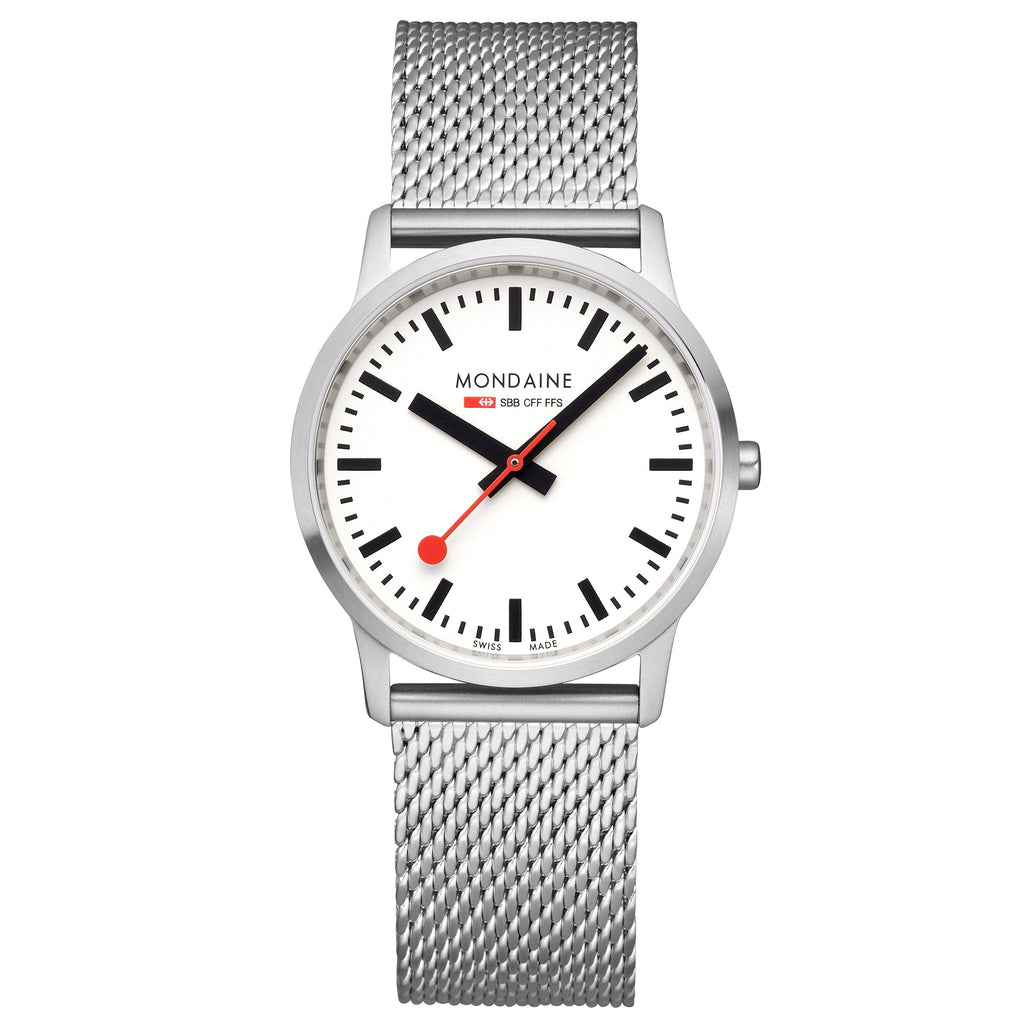 Mondaine Simply Elegant Unisex White Watch