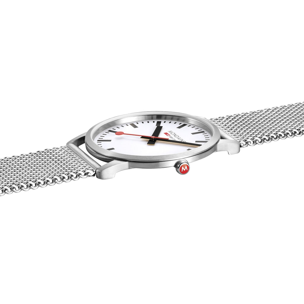 Mondaine Simply Elegant Unisex White Watch