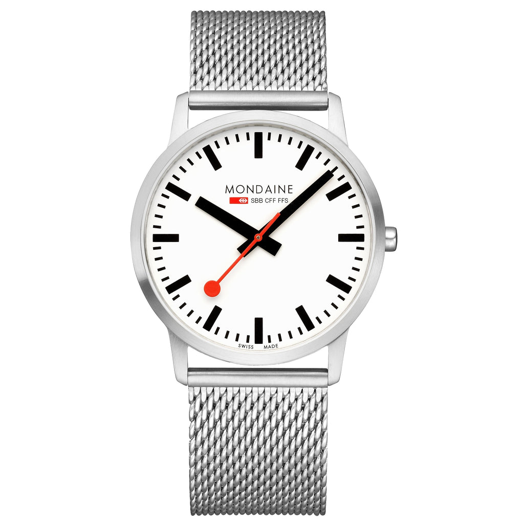 Mondaine Simply Elegant Unisex White Watch