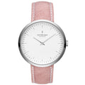 Nordgreen Infinity 32mm Ladies' Pink Leather Watch