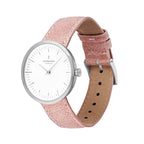 Nordgreen Infinity 32mm Ladies' Pink Leather Watch